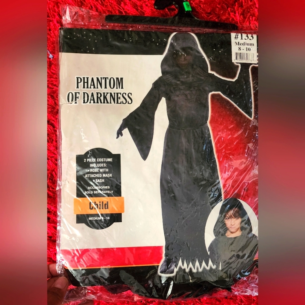 Black phantom costume  kids